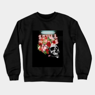 Skull Roses Crewneck Sweatshirt